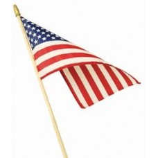 USA Stick Flag 4"x6"